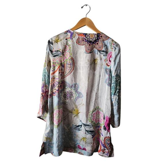 Soft Surroundings Florent embellished beaded top tunic sz medium new WT344 - Picture 8 of 9